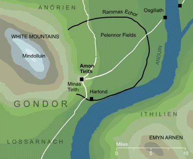 Map of Amon Tirith
