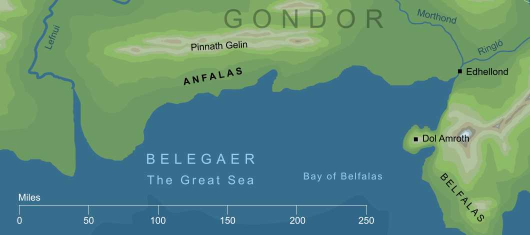 Map of the Anfalas