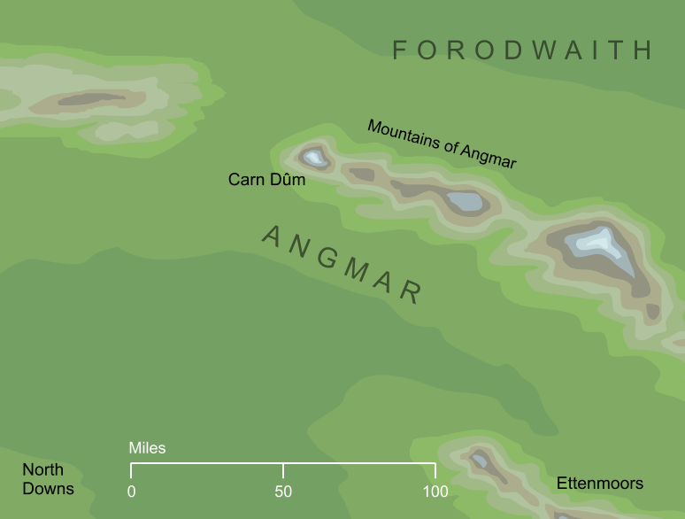Map of Angmar