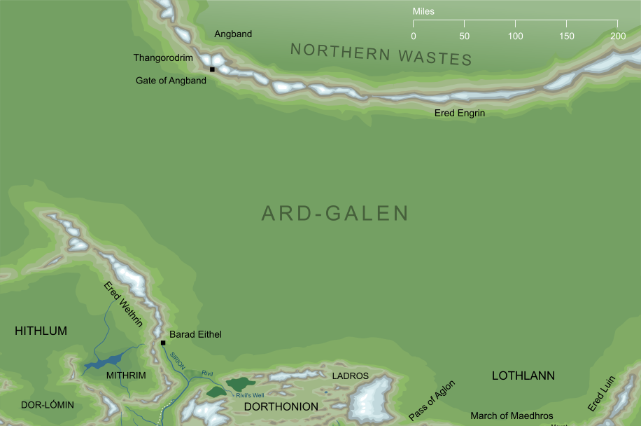 Map of Ard-galen