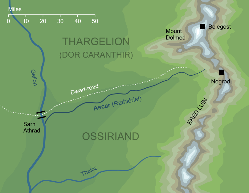 Map of the River Ascar
