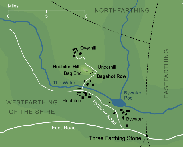 Map of Bagshot Row