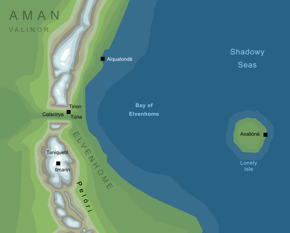 Map of the Bay of Elvenhome
