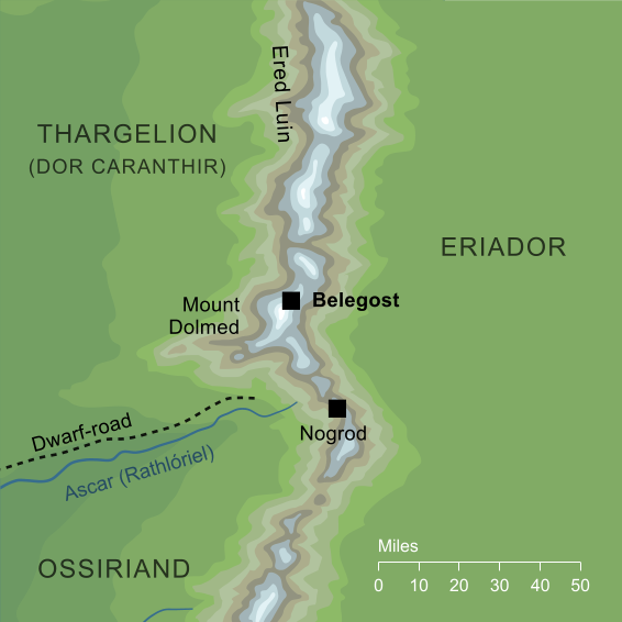 Map of Belegost