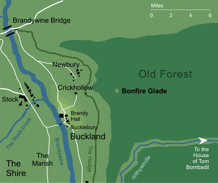 Map of the Bonfire Glade
