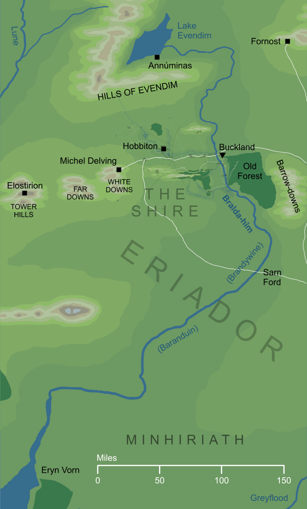 Map of the river known as Bralda-hîm