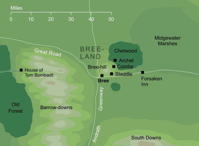 Map of Bree
