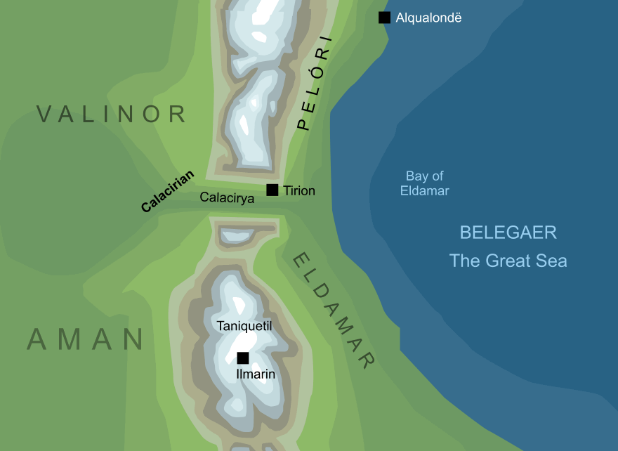 Map of the Calacirian