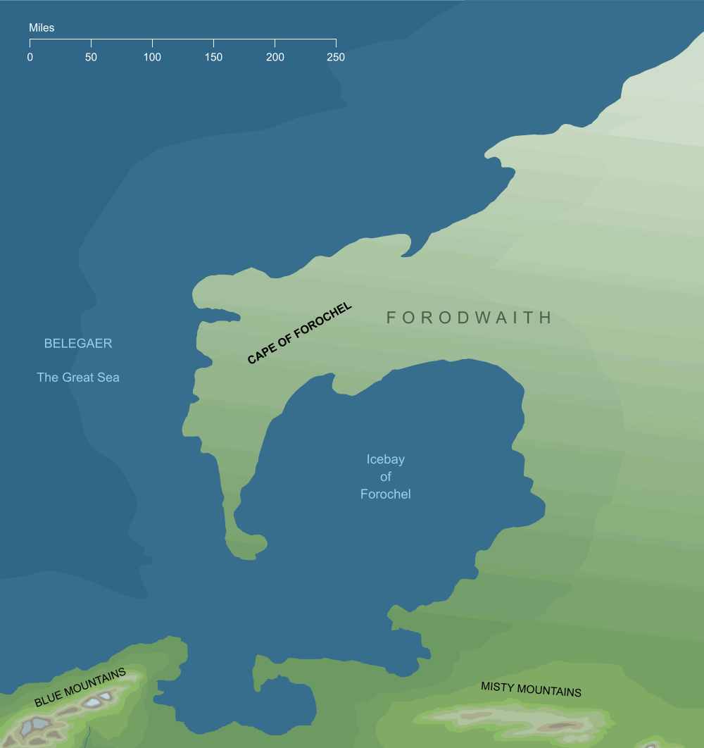 Map of the Cape of Forochel