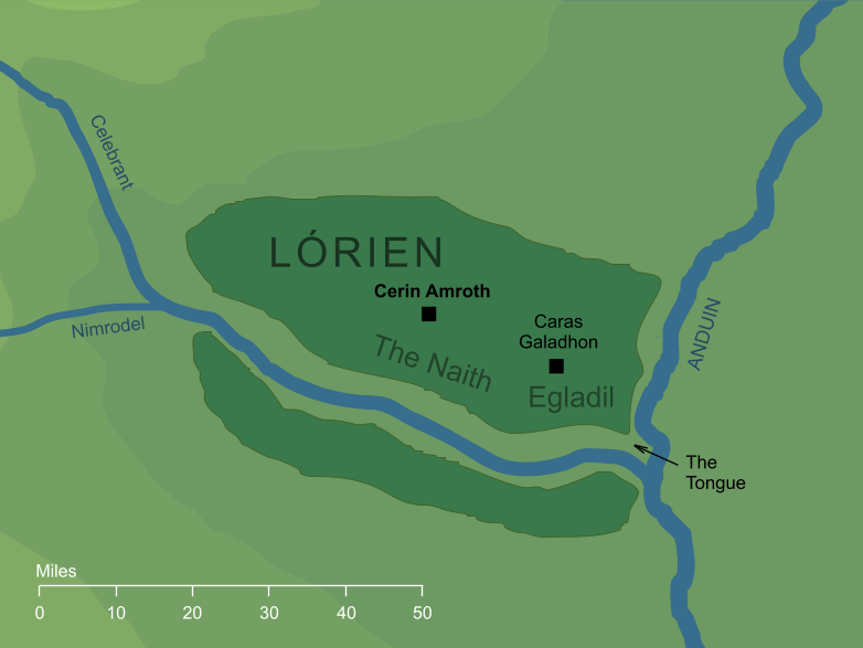 Map of Cerin Amroth