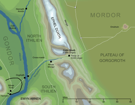 Map of Cirith Dúath