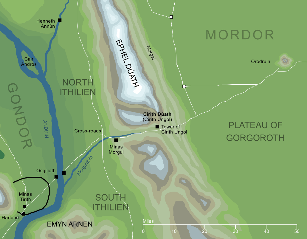 Map of Cirith Dúath