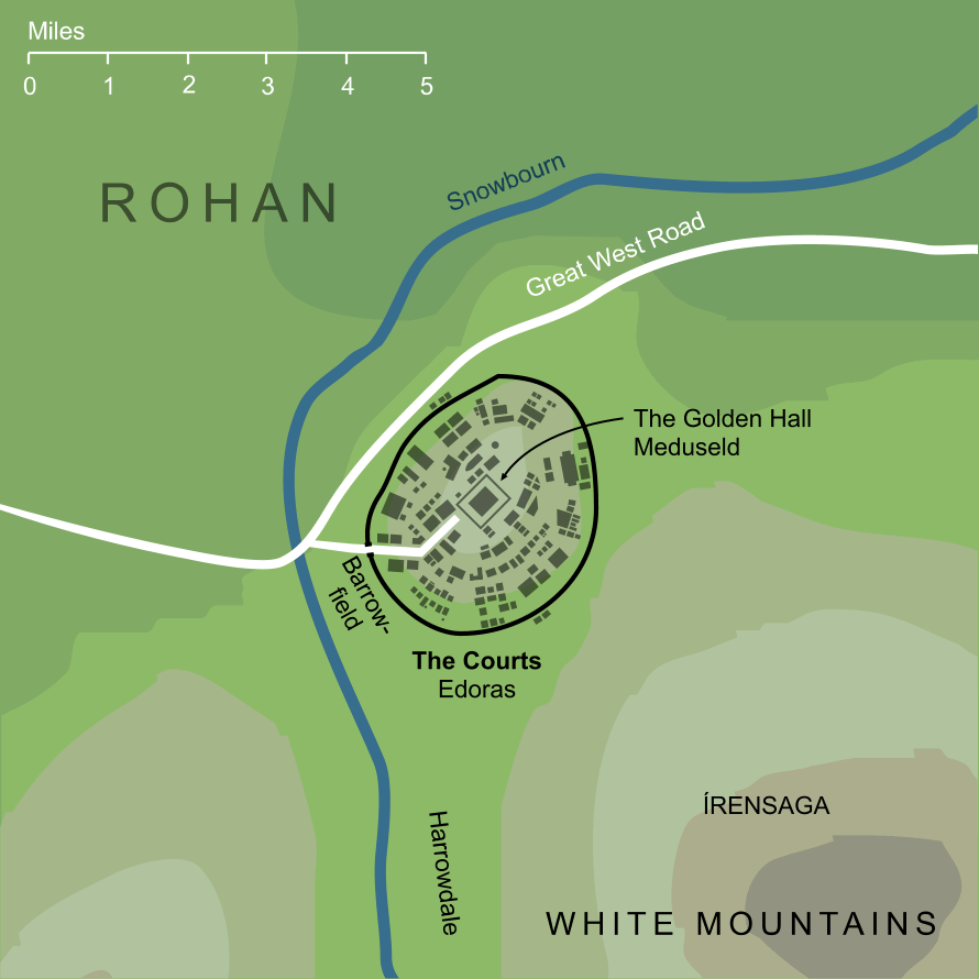 Map of the Courts of Edoras
