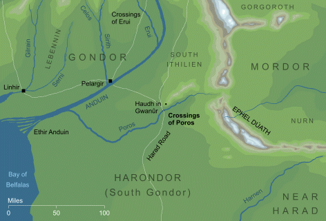 The Encyclopedia of Arda - Crossings of Poros