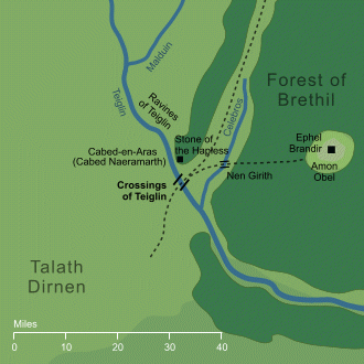 Map of the Crossings of Teiglin