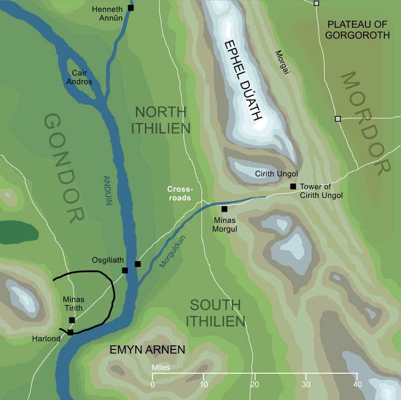 Map of the Cross-roads