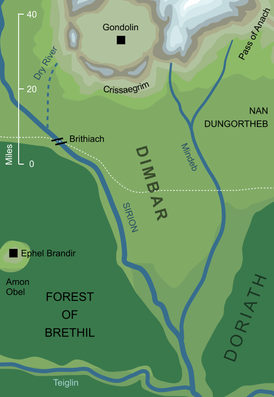 Map of Dimbar