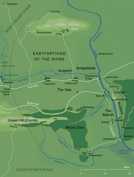 The Encyclopedia of Arda - Eastfarthing of the Shire