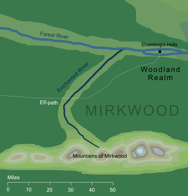 Map of the Enchanted River