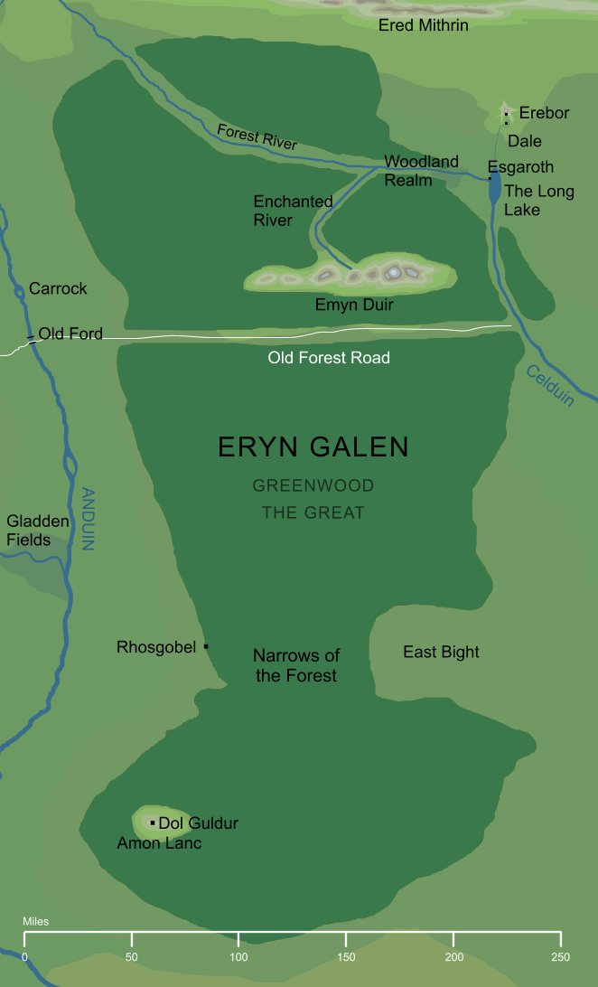 Map of Eryn Galen