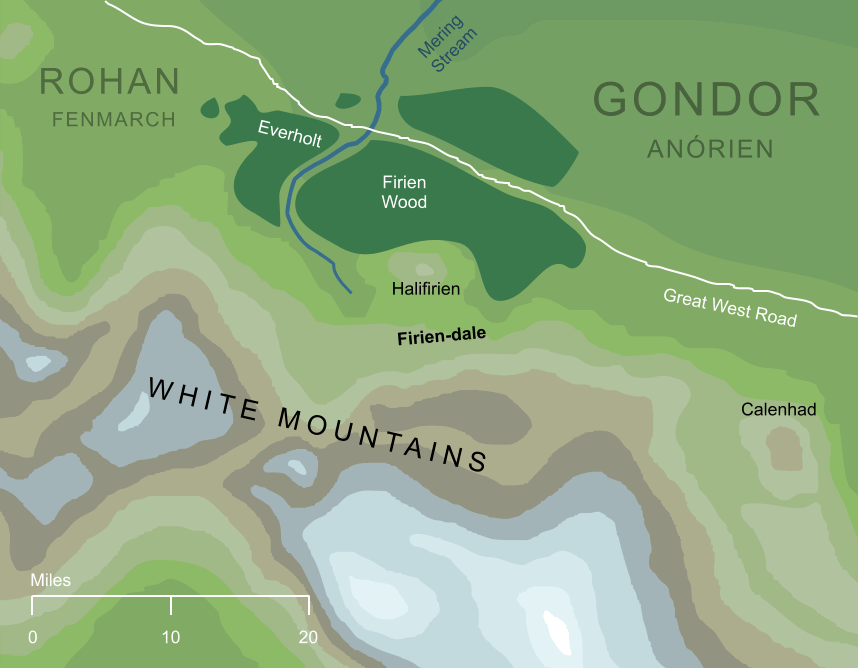 Map of the Firien-dale