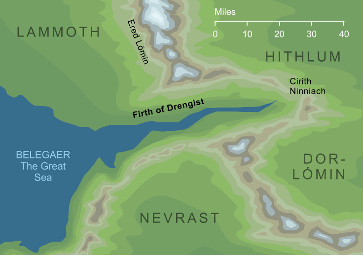 Map of the Firth of Drengist