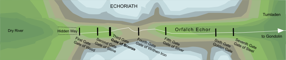 Map of the Gate of Bronze