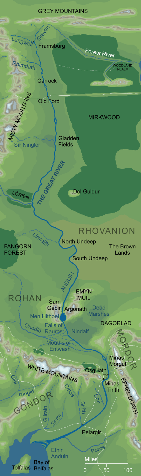 Map of the Great River