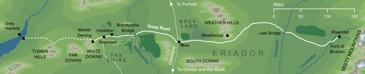 Map of the Great Road