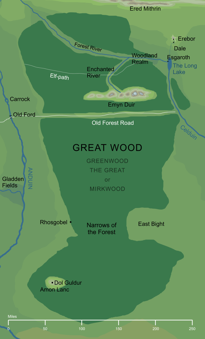 Map of the Great Wood