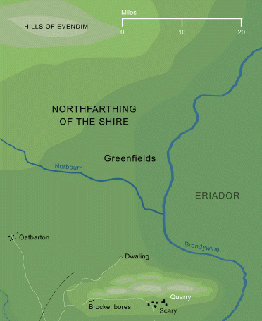 Map of Greenfields
