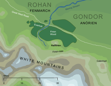 Map of the Halifirien