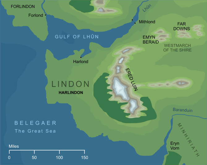 Map of Harlindon