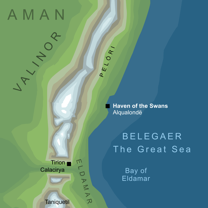 Map of the Haven of the Swans