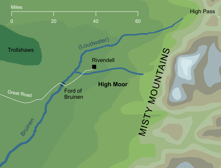Map of the High Moor