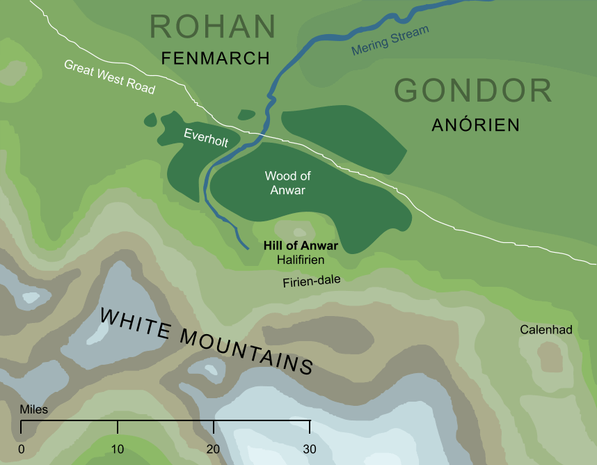 Map of the Hill of Anwar
