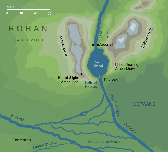 Map of the Hill of Sight
