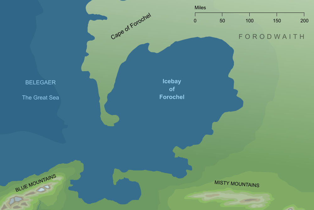 Map of the Icebay of Forochel
