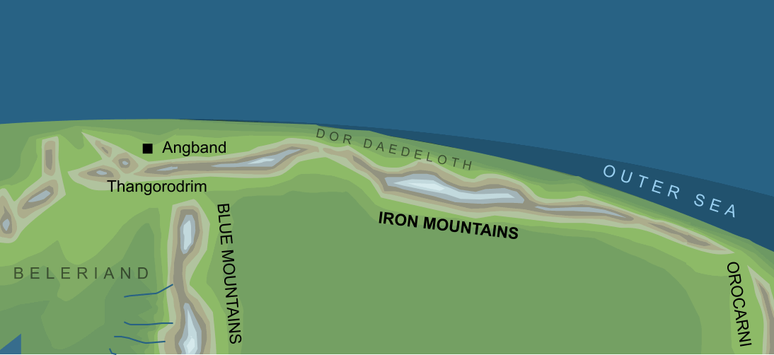 Map of the Iron Mountains