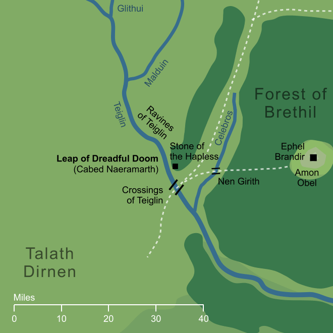 Map of the Leap of Dreadful Doom