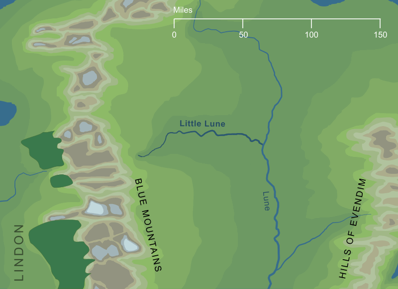 Map of the Little Lune