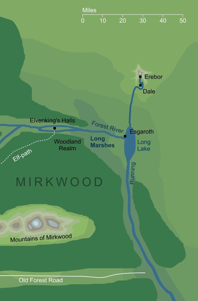 Map of the Long Marshes