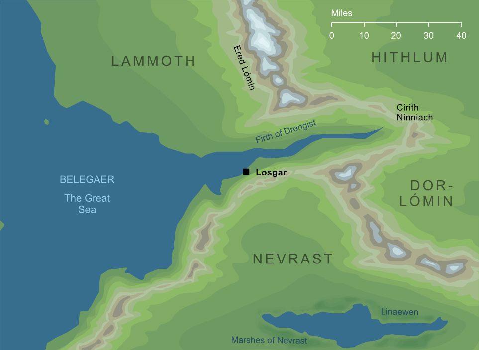 Map of Losgar
