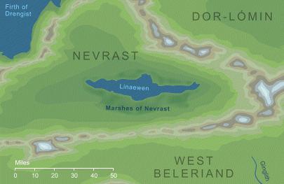Map of the Marshes of Nevrast