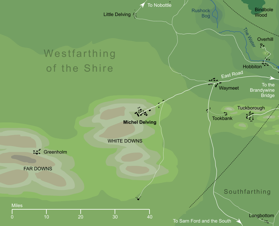 Map of Michel Delving