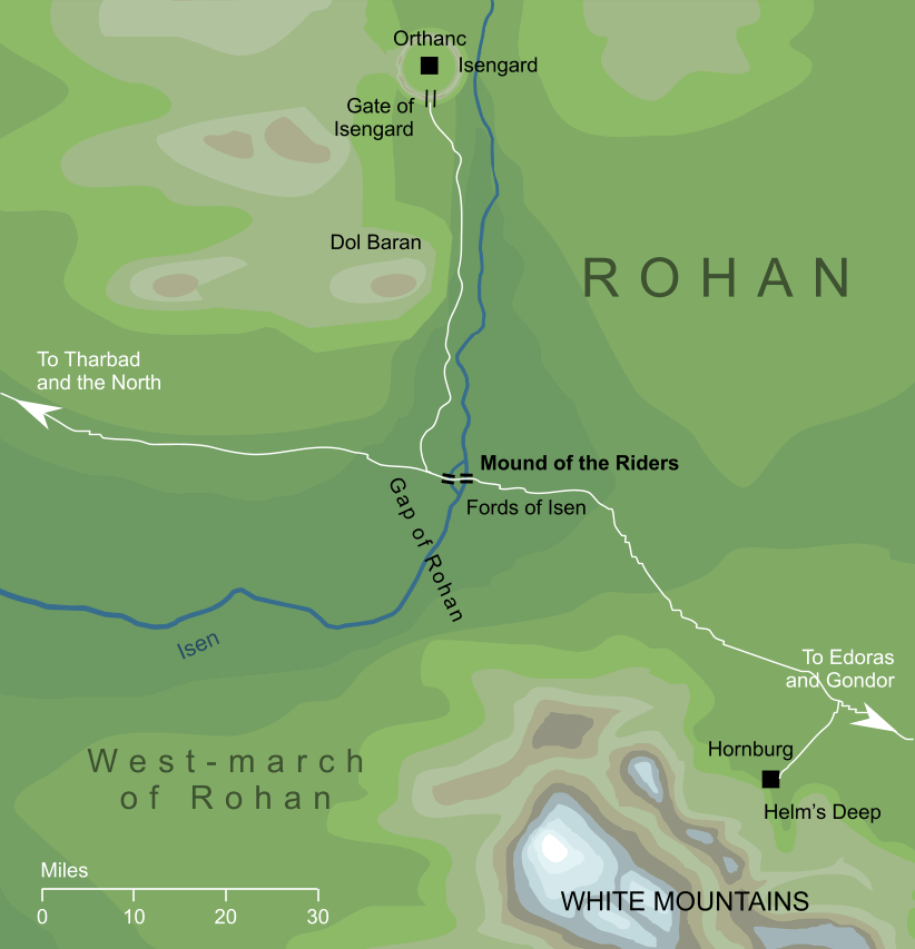 Map of the Mound of the Riders