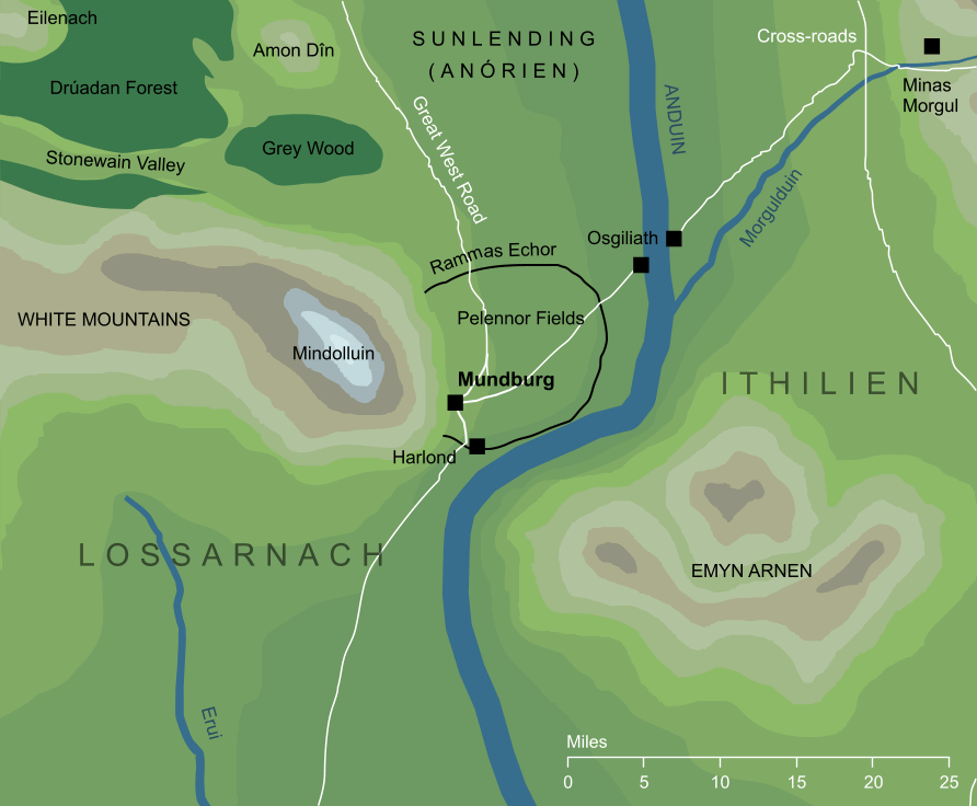 Map of the Mundburg