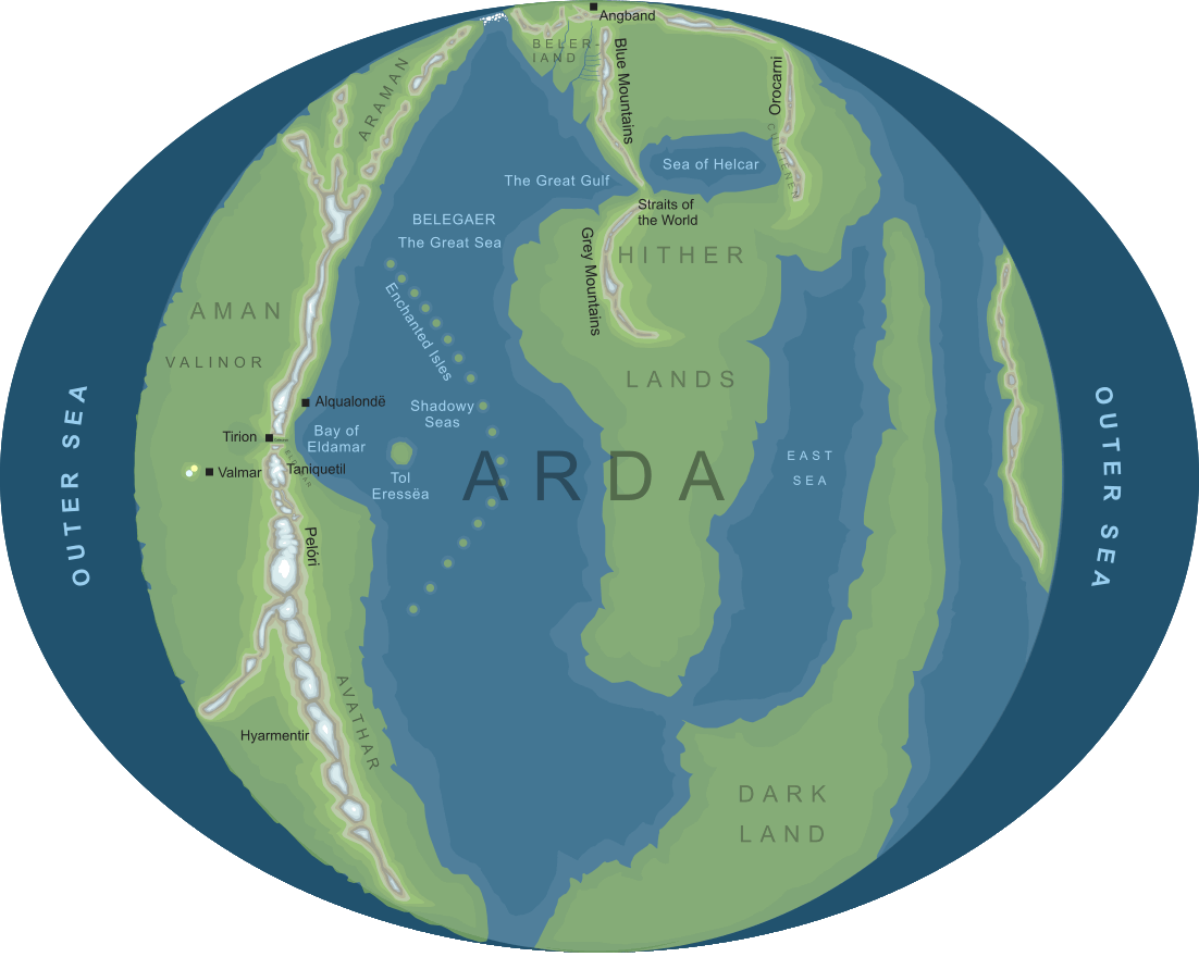 Map of the Outer Sea