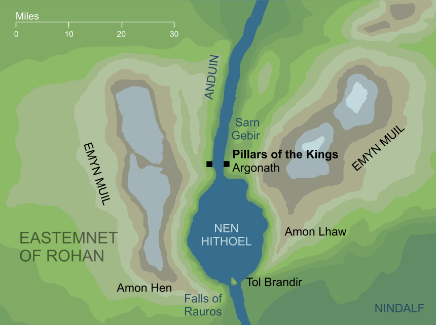 Map of the Pillars of the Kings