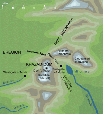 Map of the Redhorn Pass
